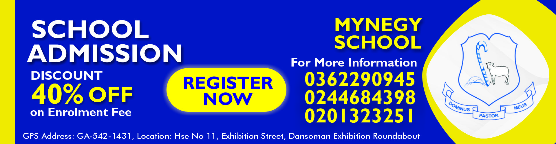 Admission Banner
